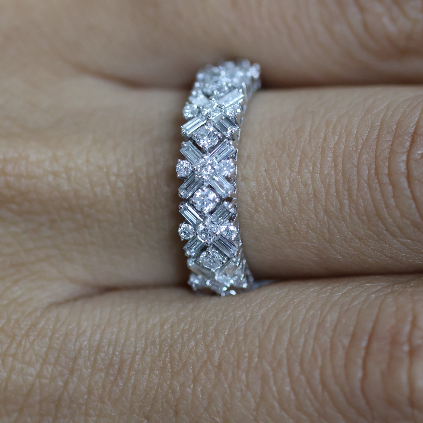 0.96 Ct Natural Diamond Sylvia Ring - Helodia Jewelry