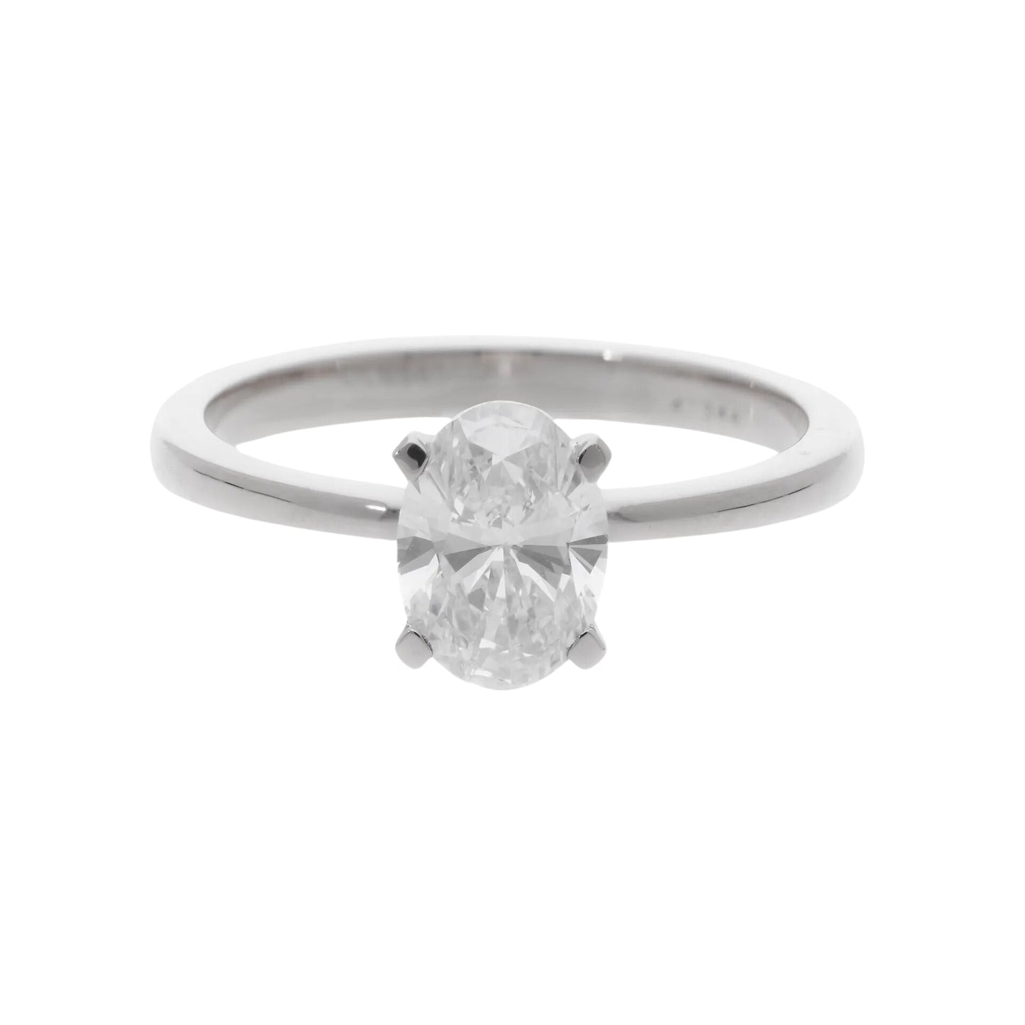 Oval Cut Lab Grown Diamond Solitaire Engagement Ring - Helodia Jewelry