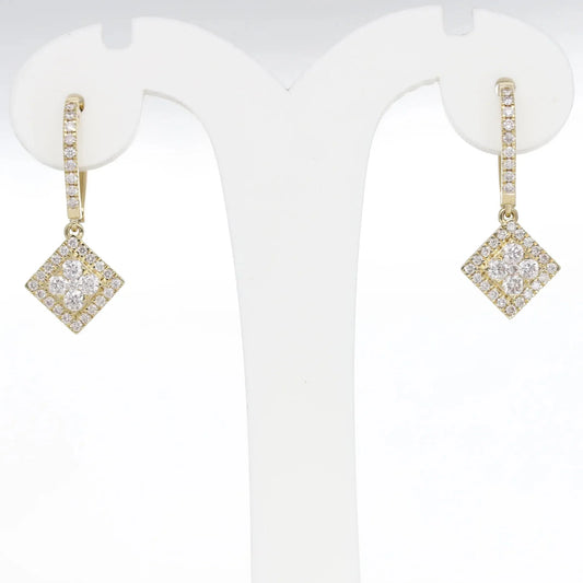 0.8 Ct  Natural Diamond Talia Earrings - Helodia Jewelry