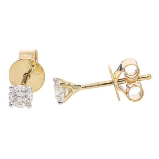 Natural Diamond Stud Earrings