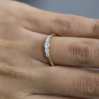 Natural Diamond Diana Ring - Helodia Jewelry