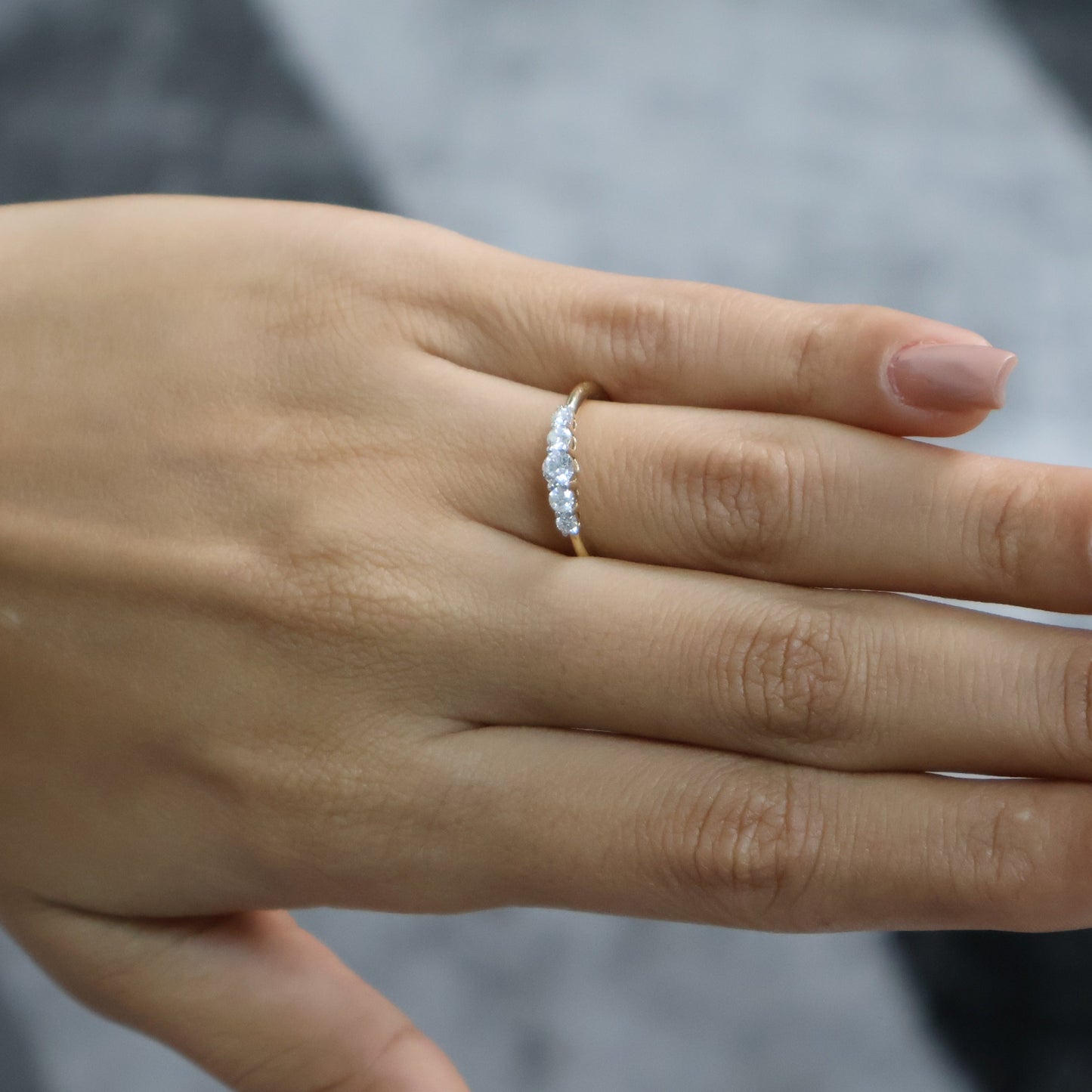 Natural Diamond Diana Ring - Helodia Jewelry