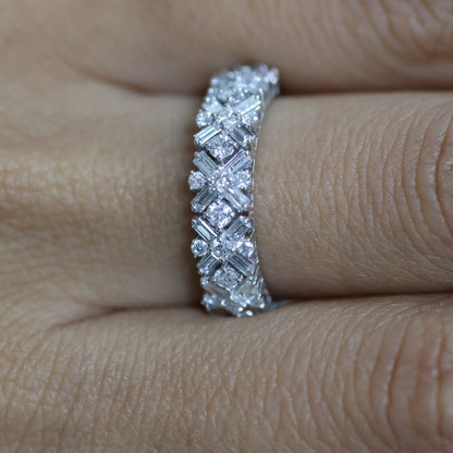 0.96 Ct Natural Diamond Sylvia Ring - Helodia Jewelry