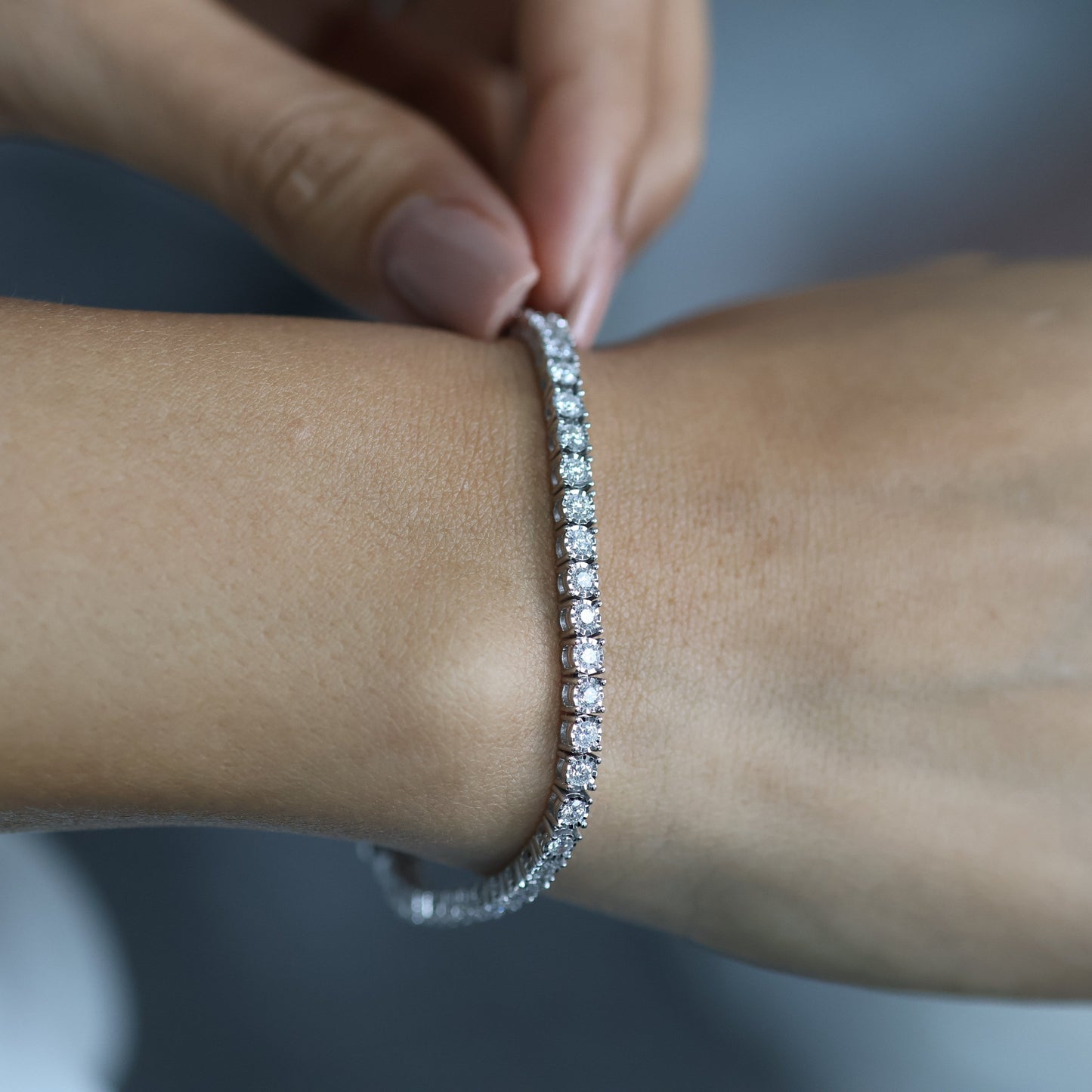 2.50 Ct Lab Grown Diamond Tennis Bracelet - Helodia Jewelry