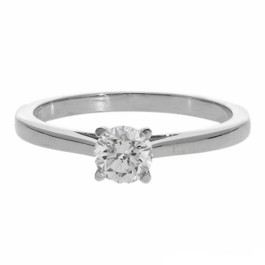 Natural Brilliant Cut Diamond Solitaire Engagement Ring