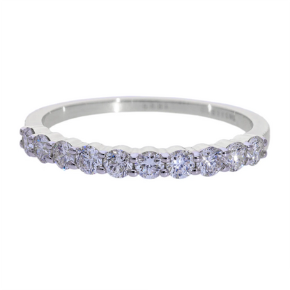 Lab Grown Diamond Half Wedding Ring