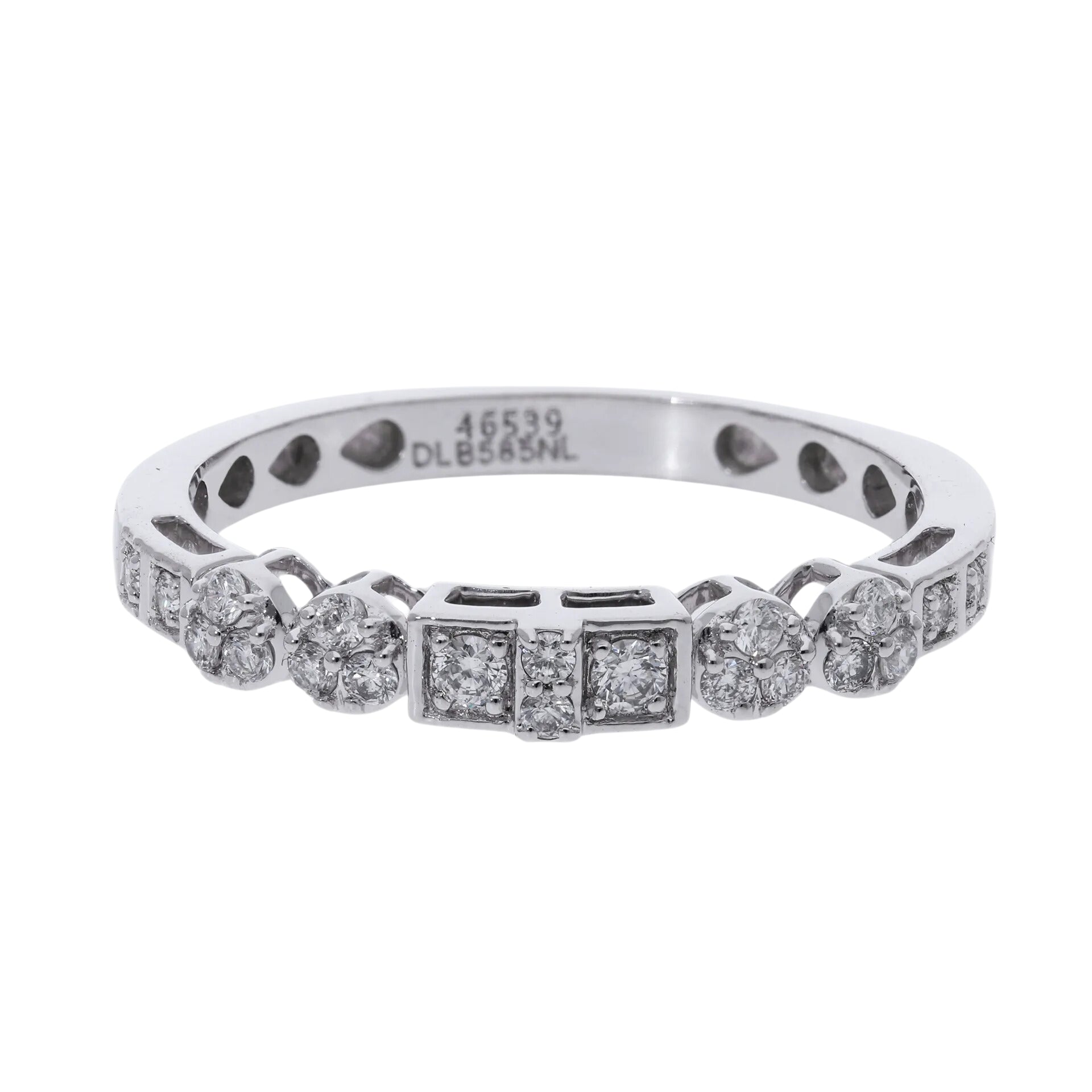 0.22 Ct Natural Diamond Eternity Ring - Helodia Jewelry