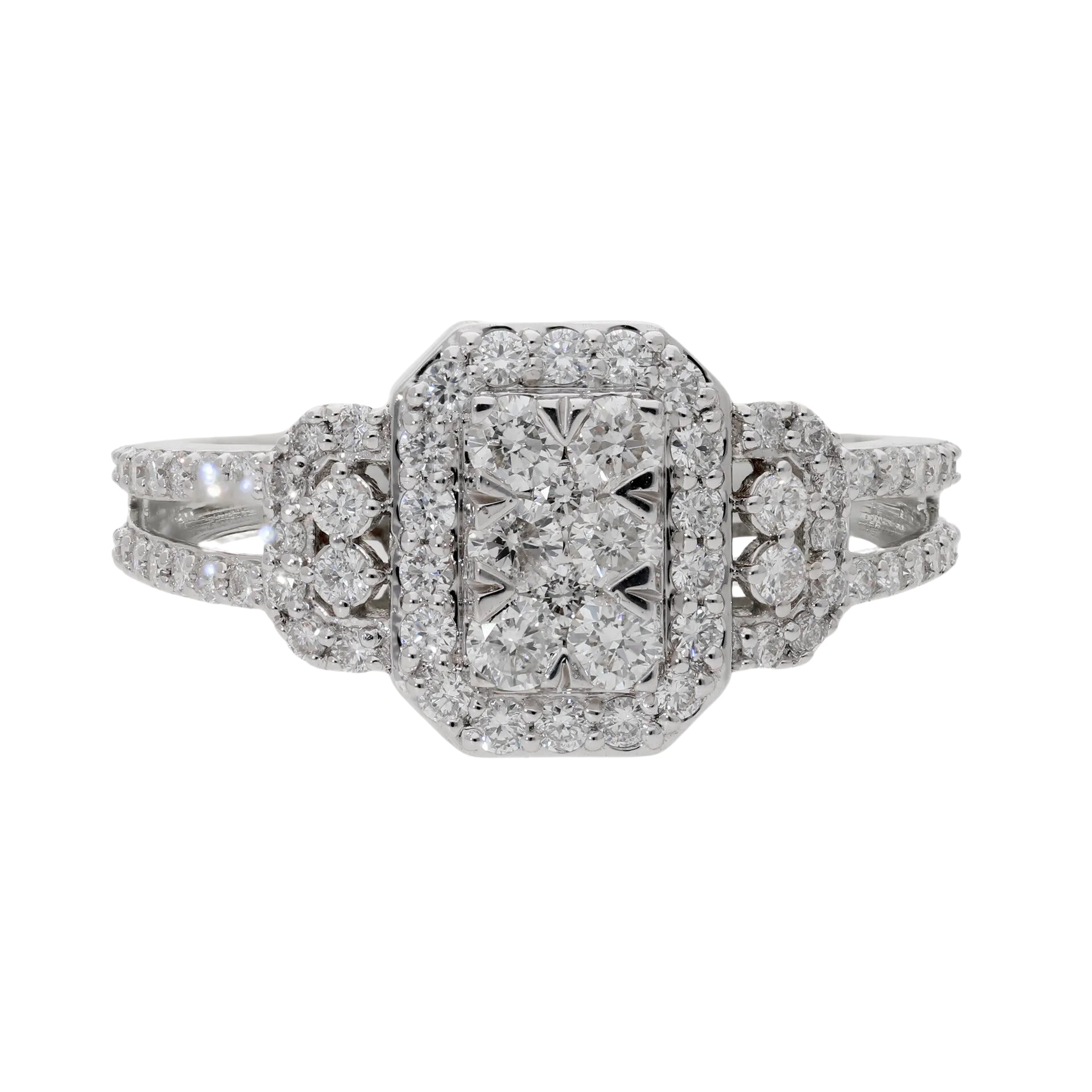 0.80 Ct Natural Diamond Hera Ring - Helodia Jewelry