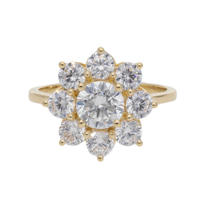 2.32 Ct Helodia's Flower Lab Grown Diamond Ring - Helodia Jewelry