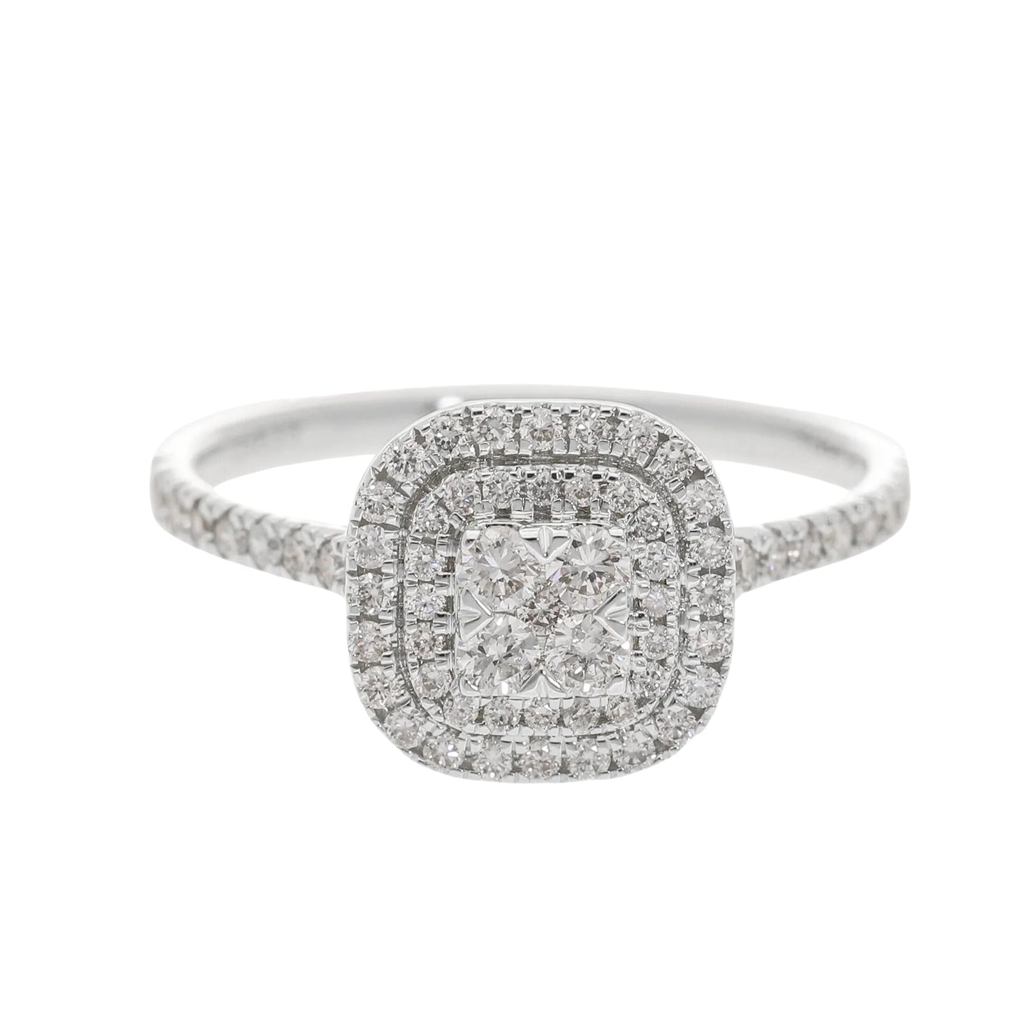 0.60 Ct Natural Diamond Rienna Ring - Helodia Jewelry