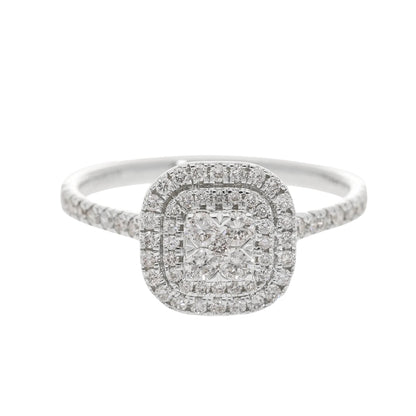 0.60 Ct Natural Diamond Rienna Ring - Helodia Jewelry