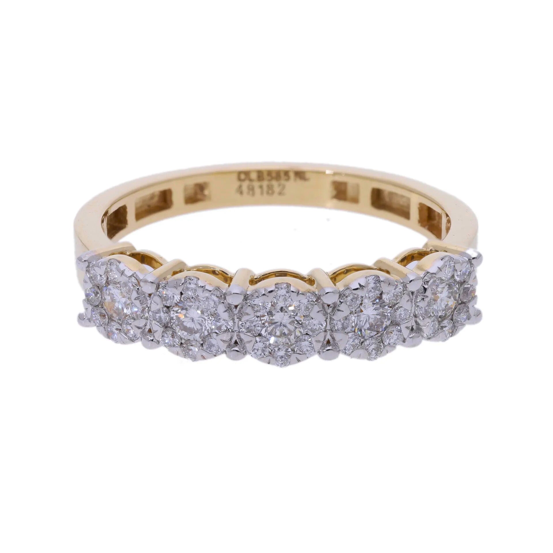 0.52 Ct Natural Diamond Eternity Ring - Helodia Jewelry