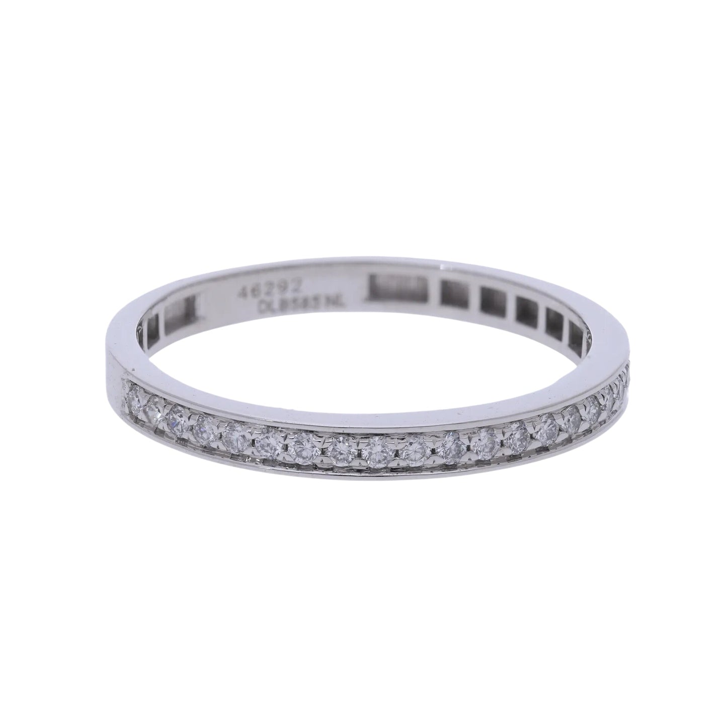 0.17 Ct Natural Diamond Channel Set Eternity Ring - Helodia Jewelry