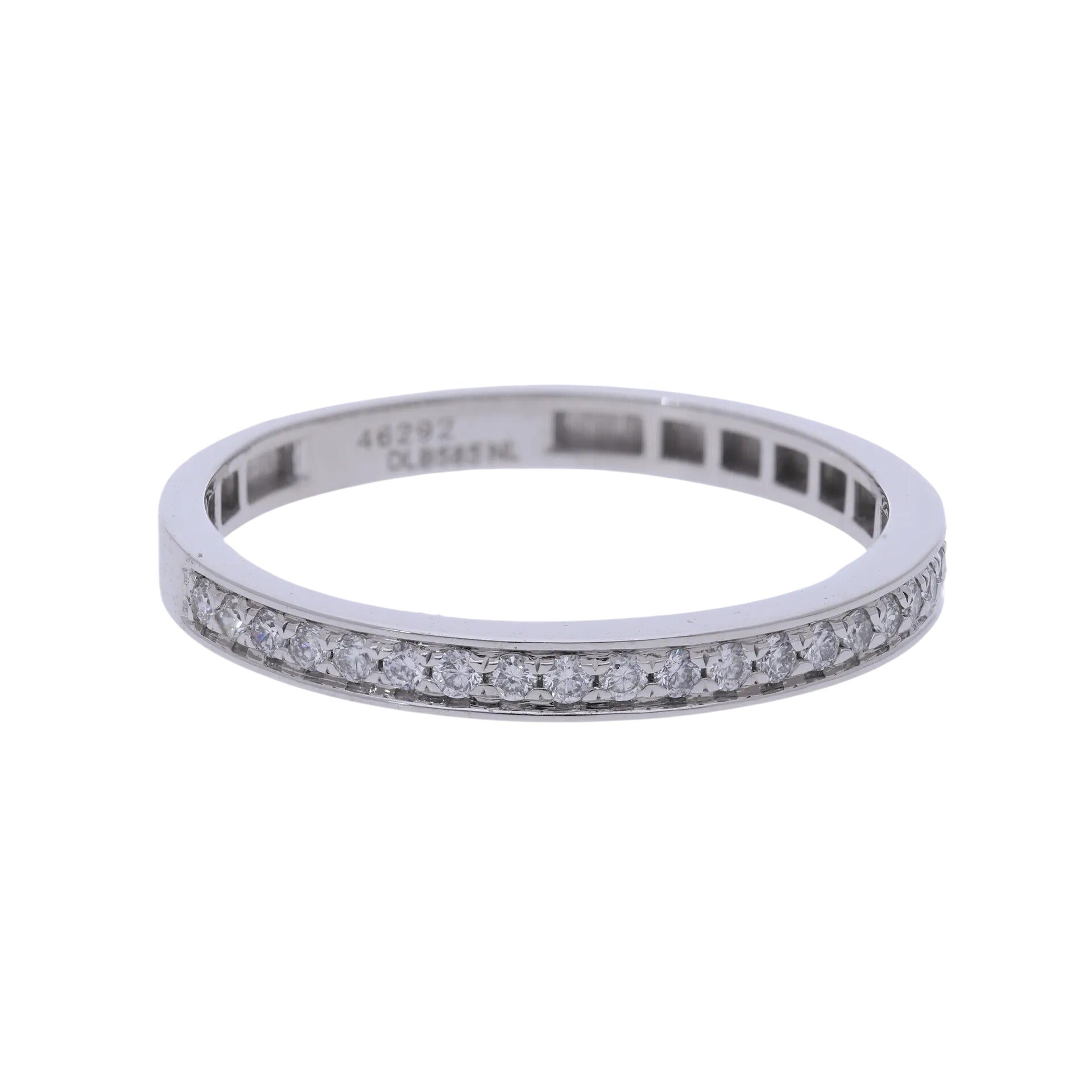 0.17 Ct Natural Diamond Channel Set Eternity Ring - Helodia Jewelry
