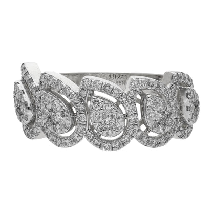 1.04 Ct Natural Diamond Isabelle Ring - Helodia Jewelry