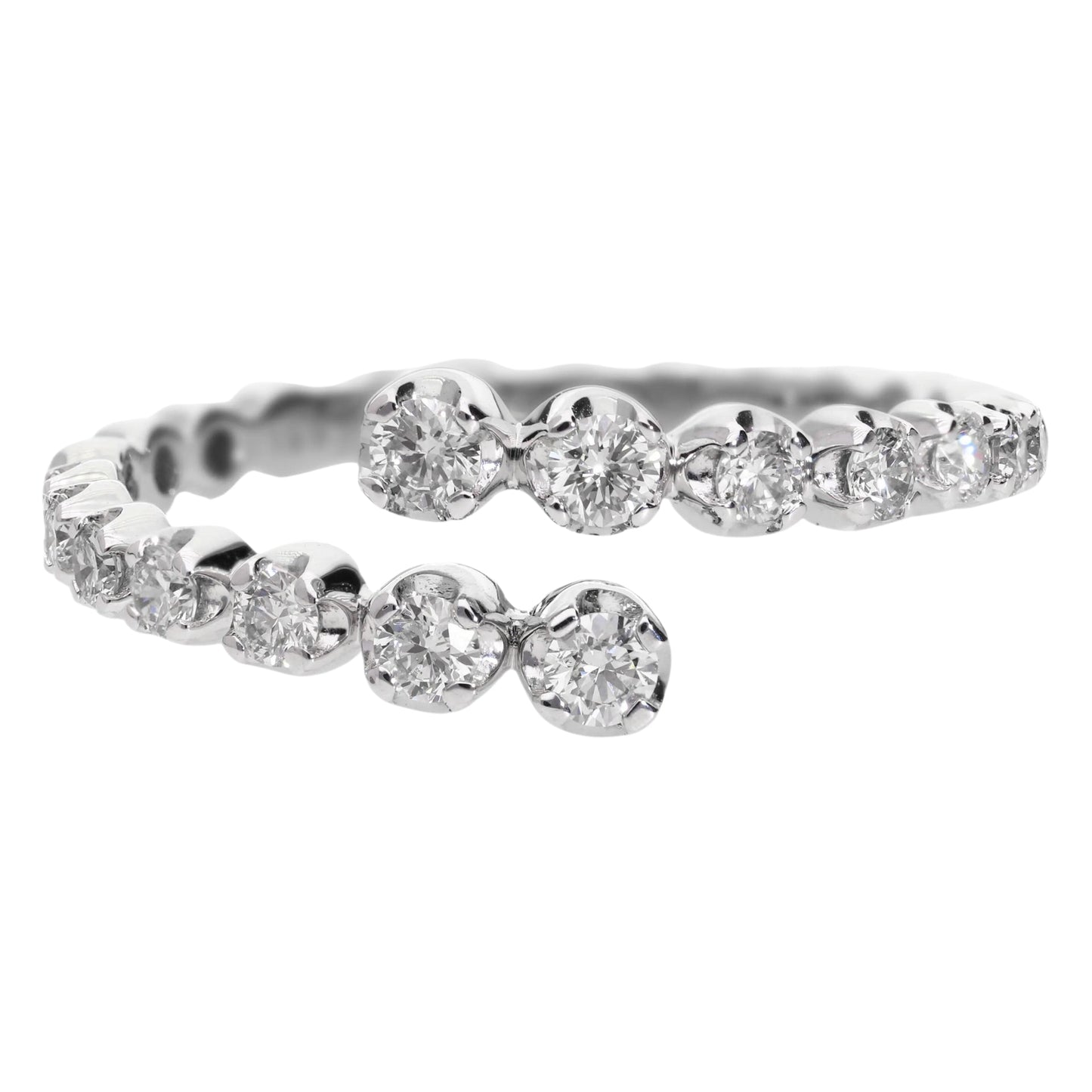 0.45 Ct Natural Diamond Ophelia Ring - Helodia Jewelry