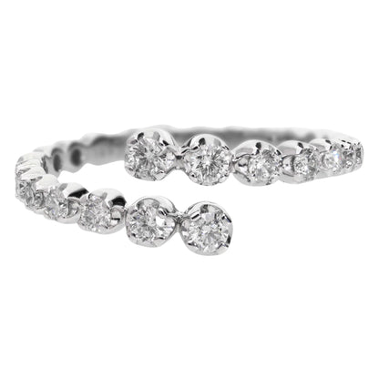 0.45 Ct Natural Diamond Ophelia Ring - Helodia Jewelry