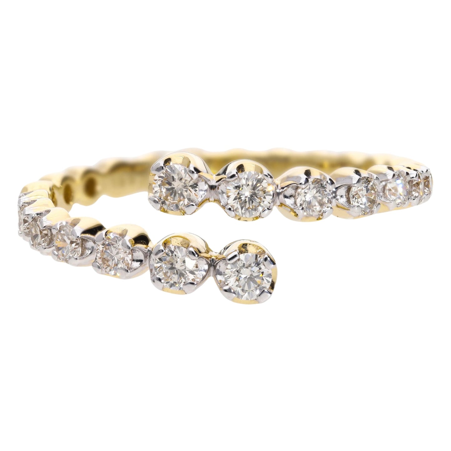 0.45 Ct Natural Diamond Ophelia Ring - Helodia Jewelry