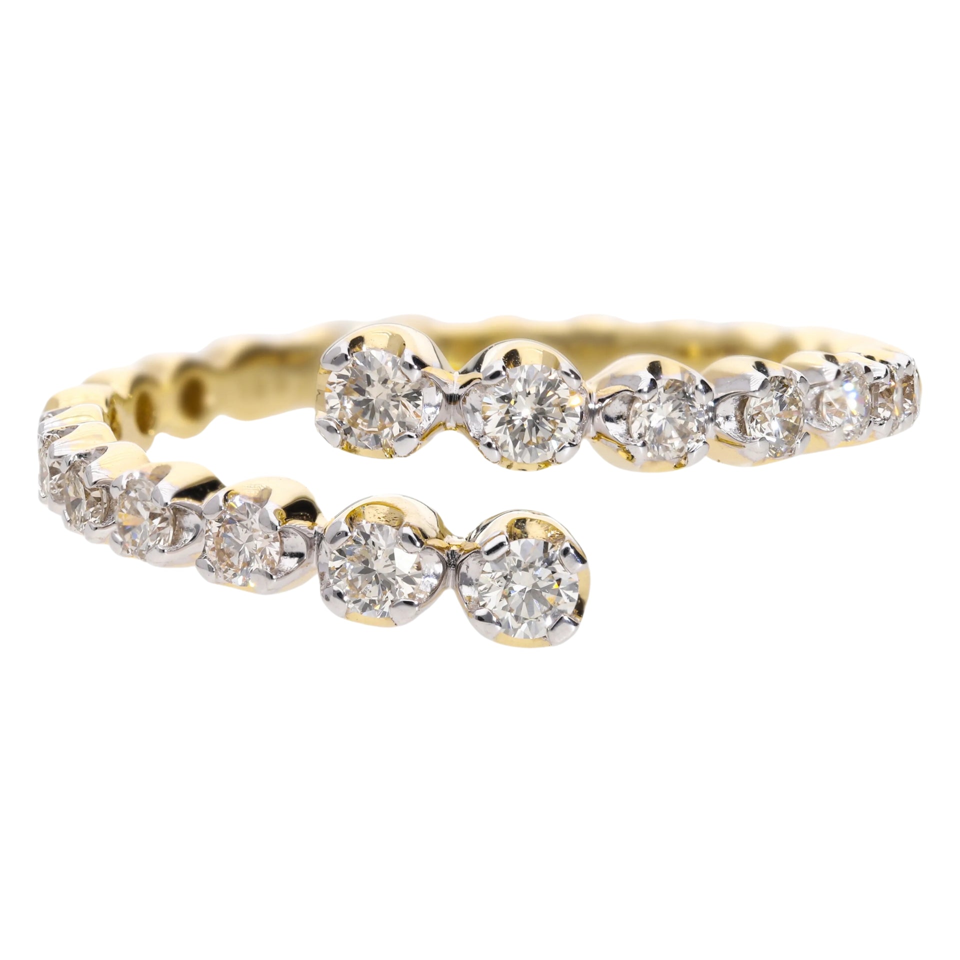 0.45 Ct Natural Diamond Ophelia Ring - Helodia Jewelry