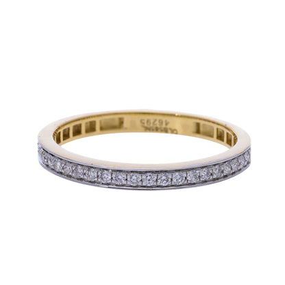 0.17 Ct Natural Diamond Channel Set Eternity Ring - Helodia Jewelry
