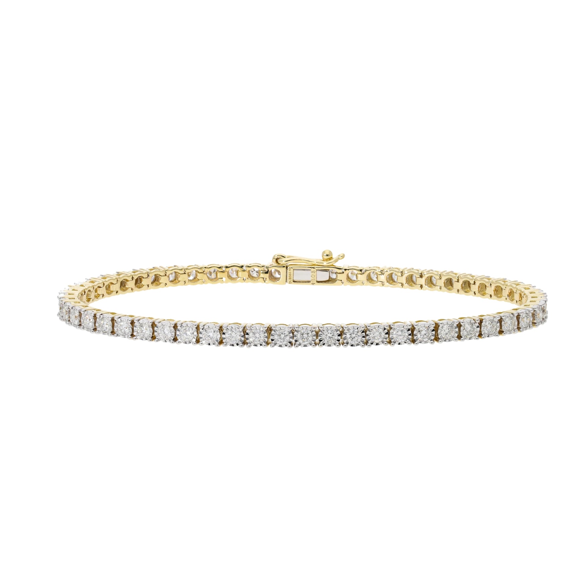 2.50 Ct Lab Grown Diamond Tennis Bracelet - Helodia Jewelry
