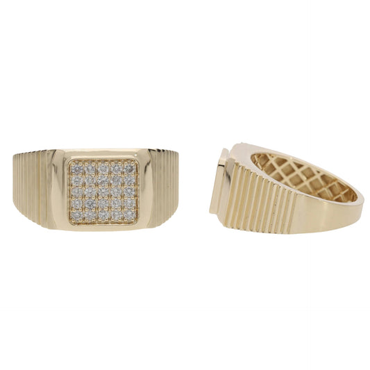 0.52 Ct Natural Diamond Royal Ring - Helodia Jewelry