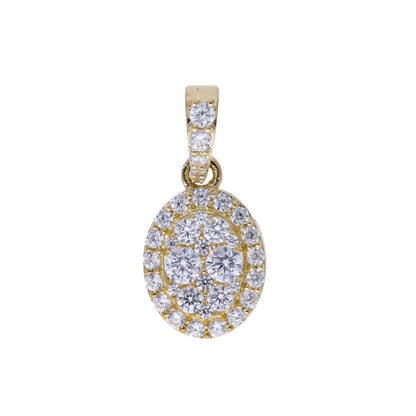 0.50 Ct Natural Diamond Oval Shaped Charm