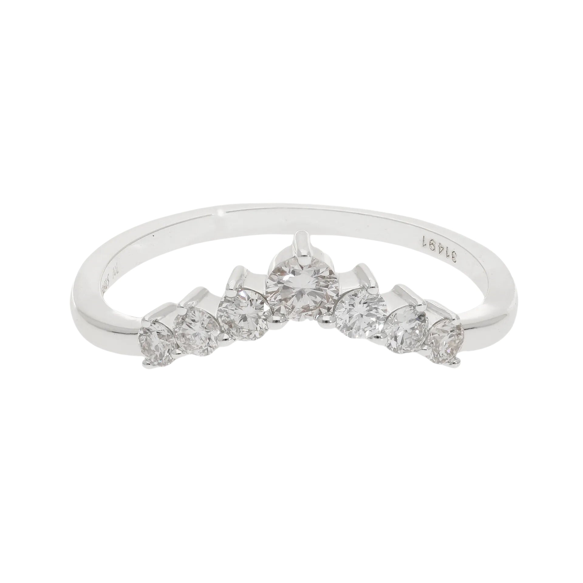 0.40 Ct Natural Diamond Victoria Ring - Helodia Jewelry