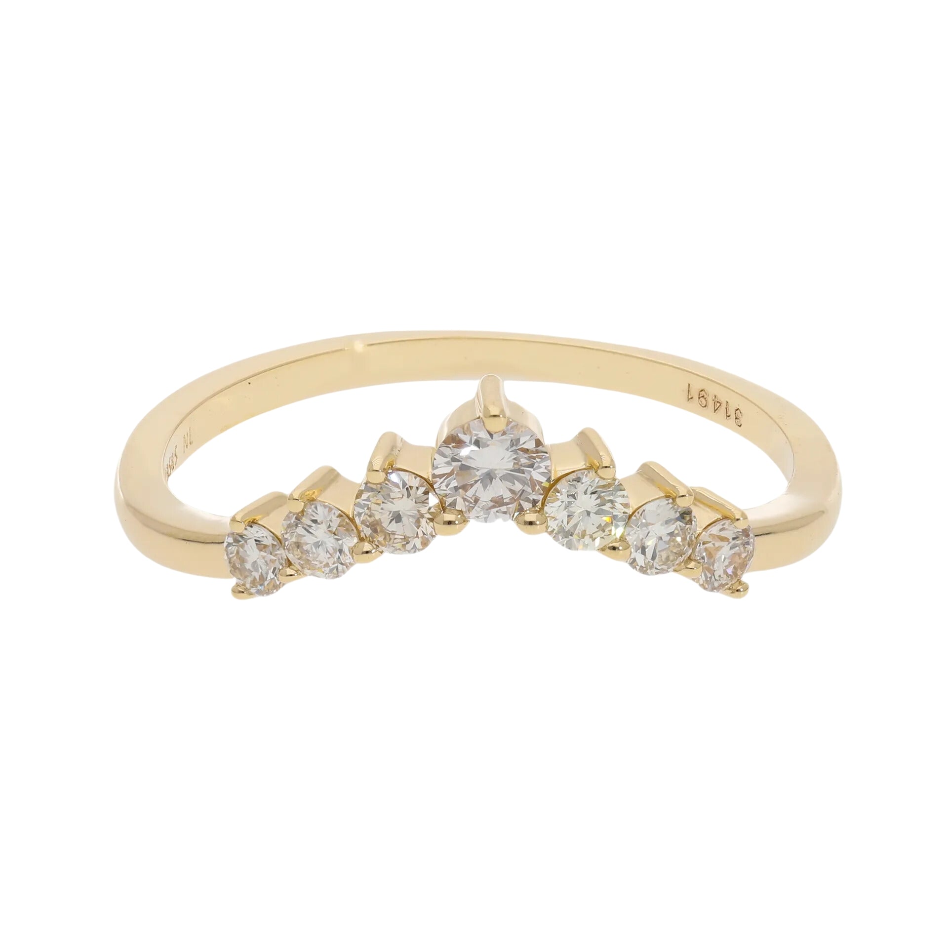 0.40 Ct Natural Diamond Victoria Ring - Helodia Jewelry