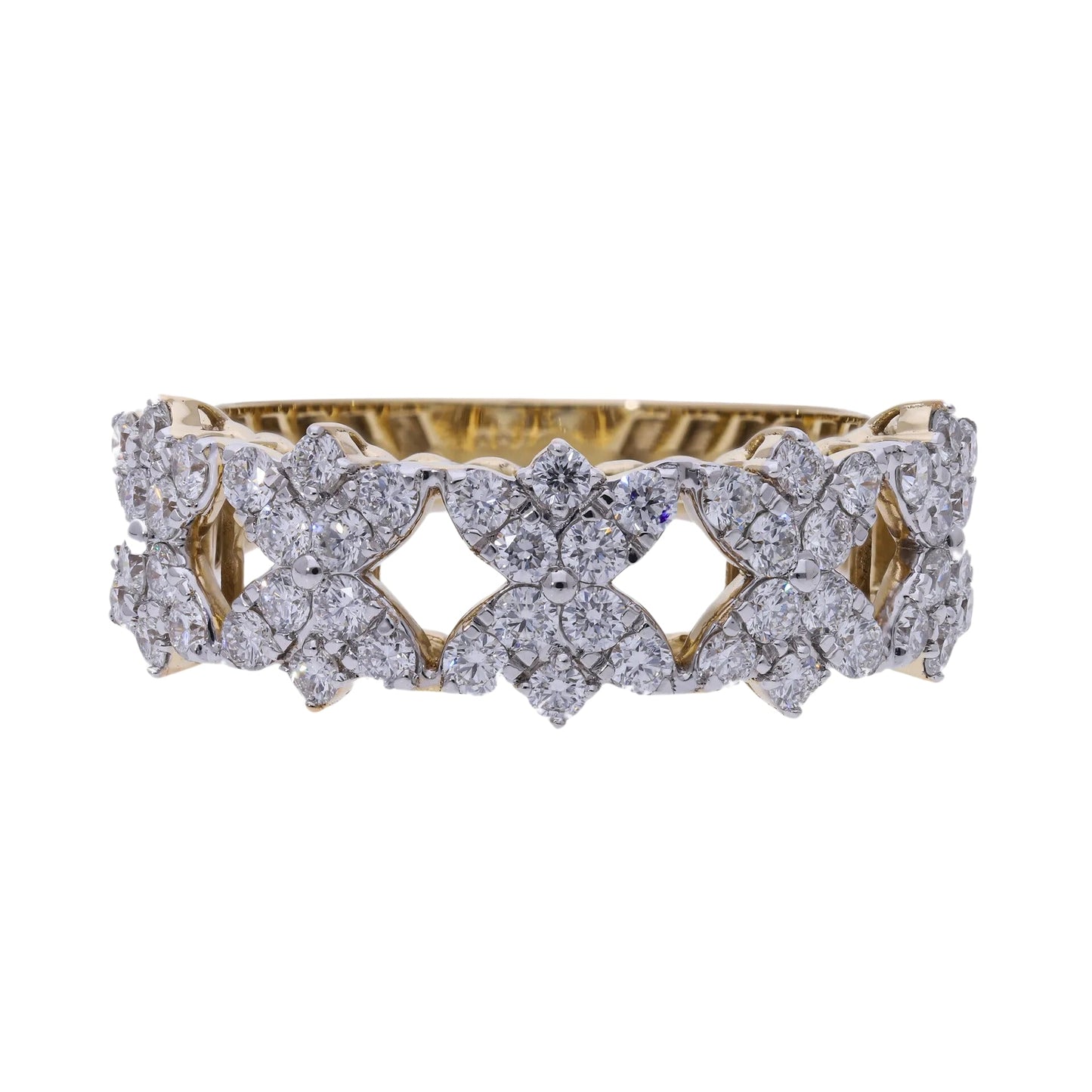 0.90 Ct Natural Diamond Aria Eternity Ring - Helodia Jewelry