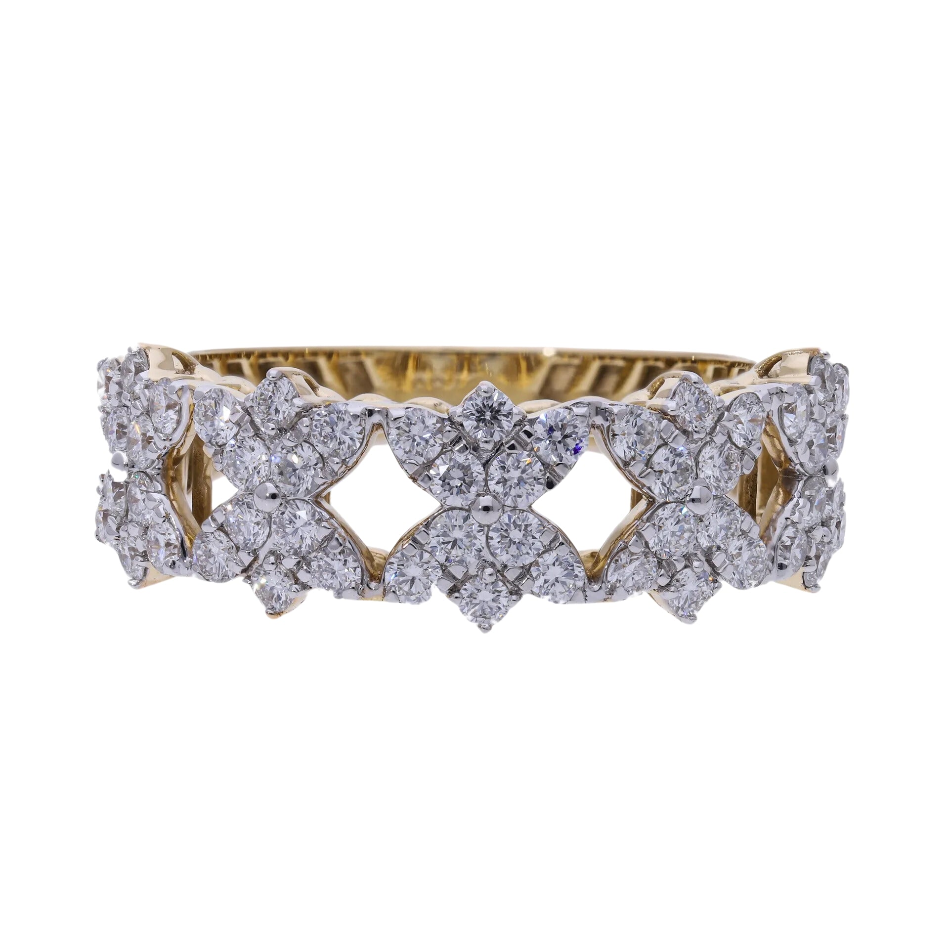 0.90 Ct Natural Diamond Aria Eternity Ring - Helodia Jewelry