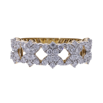 0.90 Ct Natural Diamond Aria Eternity Ring - Helodia Jewelry