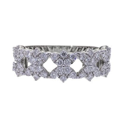 0.90 Ct Natural Diamond Aria Eternity Ring - Helodia Jewelry