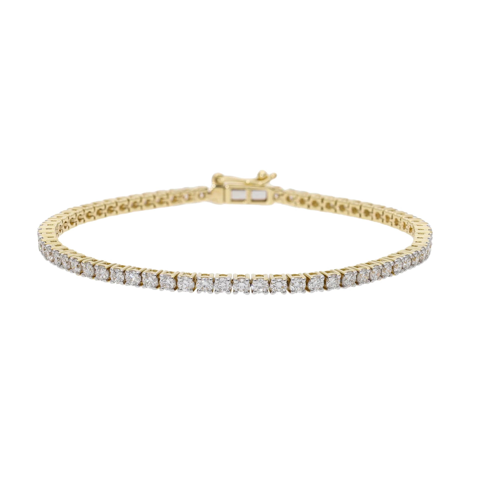 3 Ct Natural Diamond Classic Tennis Bracelet - Helodia Jewelry
