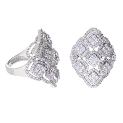 2.60 Ct Natural Diamond Elizabeth Ring - Helodia Jewelry