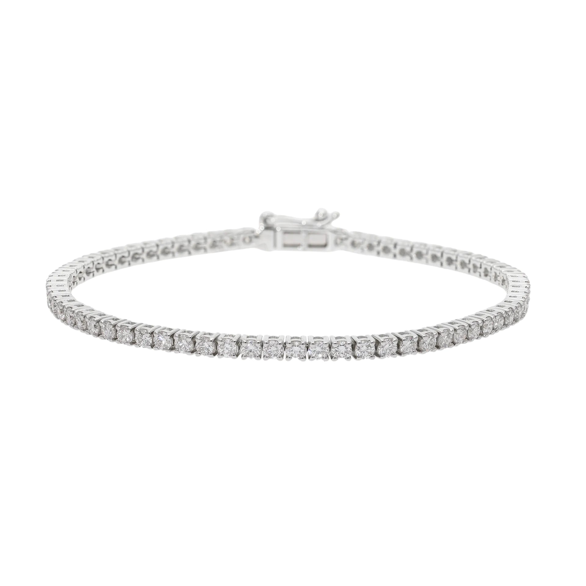 3 Ct Natural Diamond Classic Tennis Bracelet - Helodia Jewelry