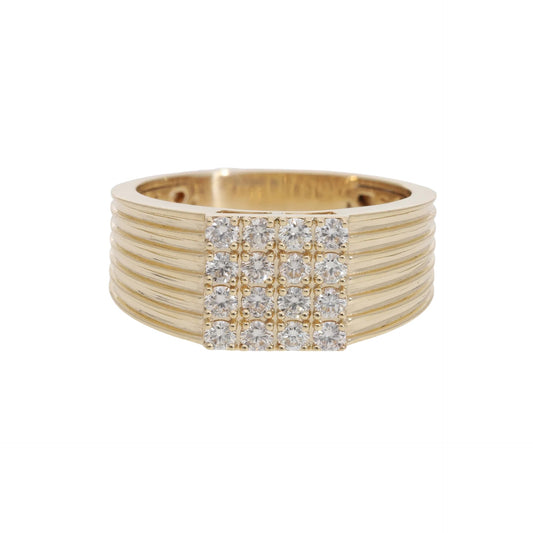 0.88 Ct Natural Diamond Imperial Ring - Helodia Jewelry