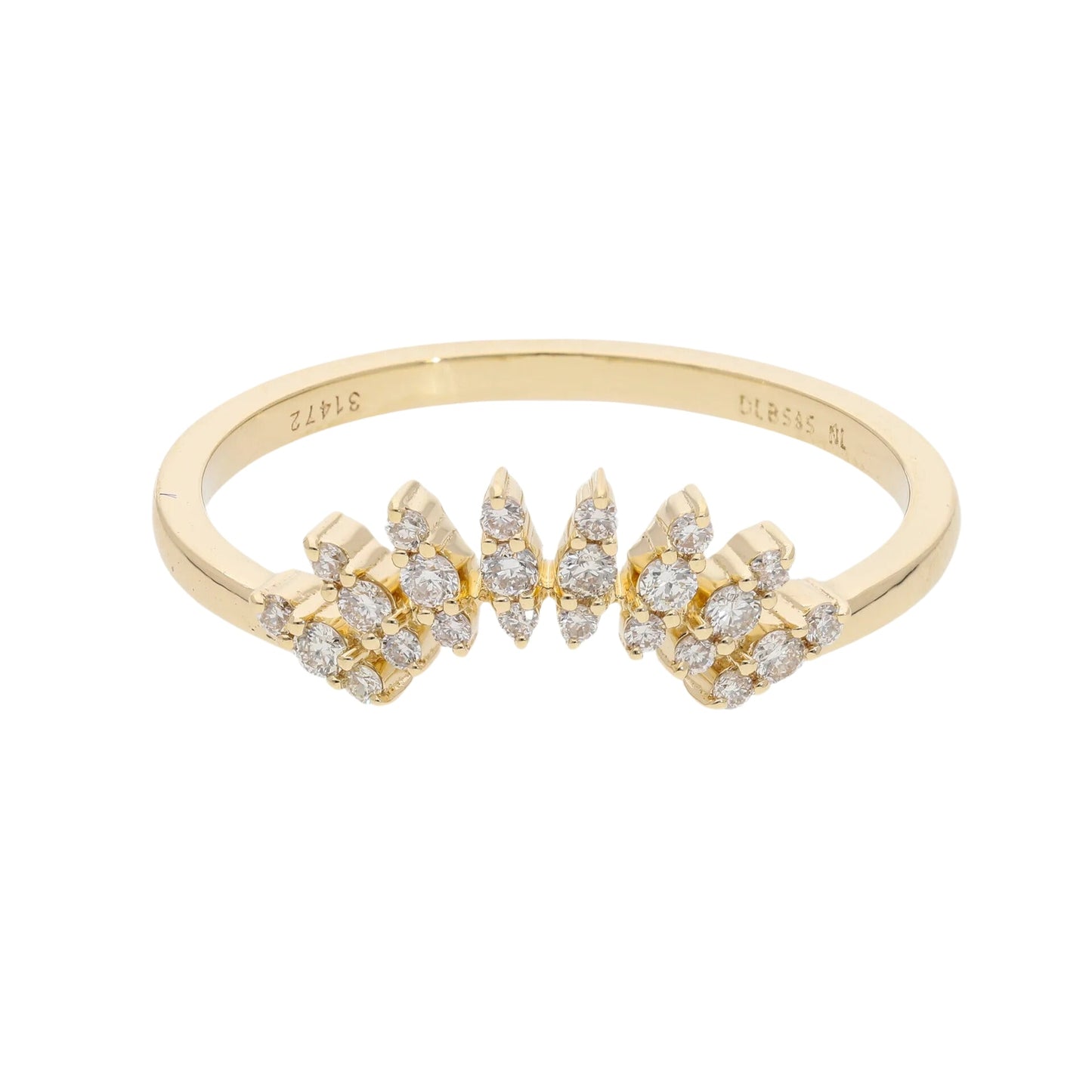 0.18 Ct Natural Diamond Rita Ring - Helodia Jewelry