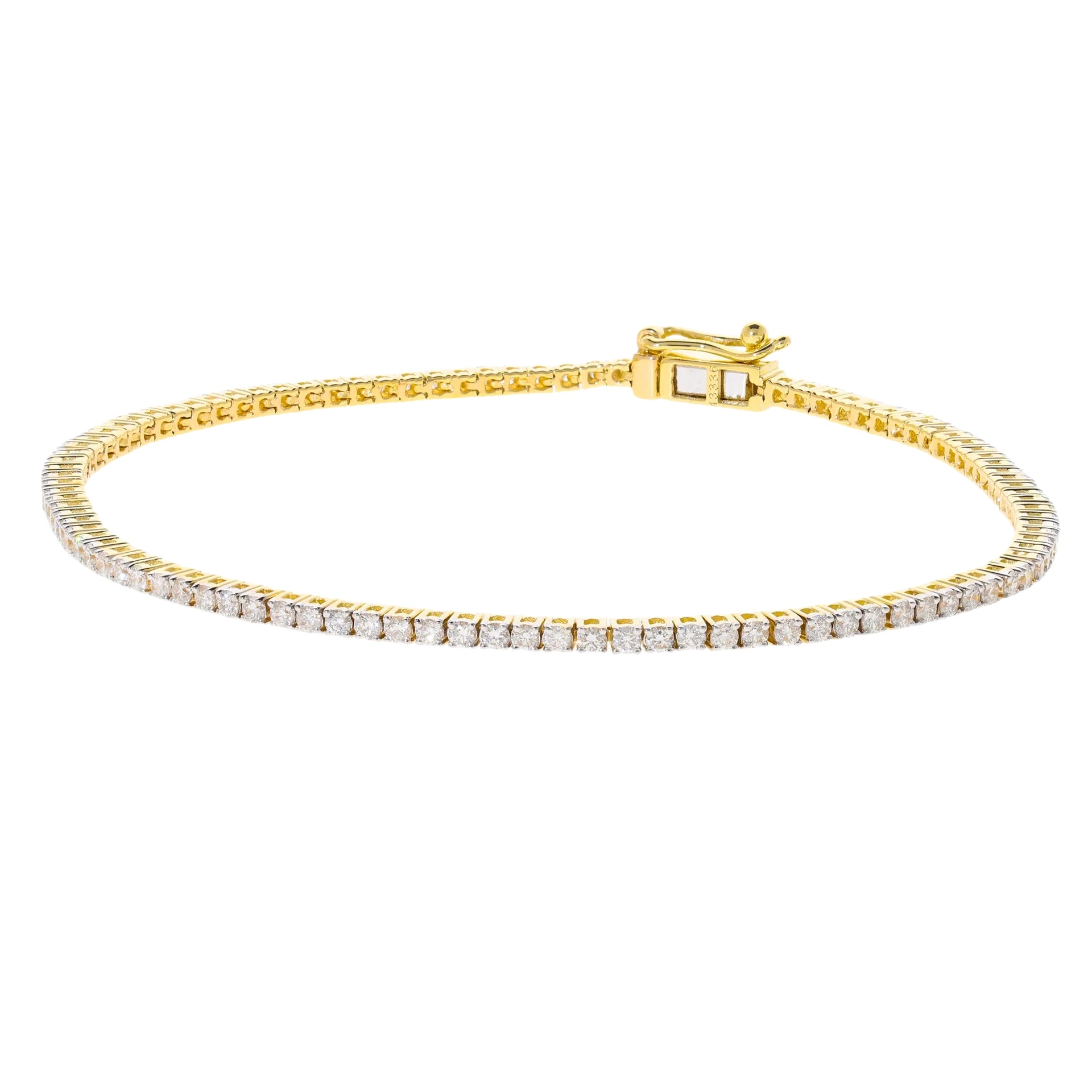 1.25 Ct Natural Diamond Tennis Bracelet - Helodia Jewelry