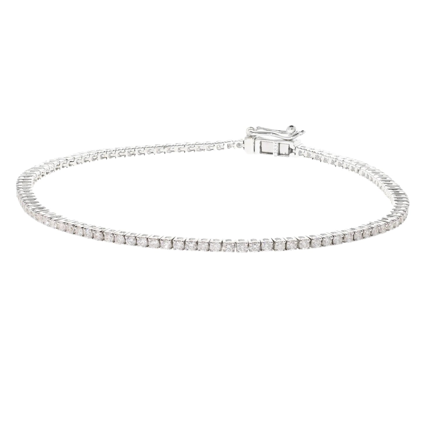 1.25 Ct Natural Diamond Tennis Bracelet - Helodia Jewelry
