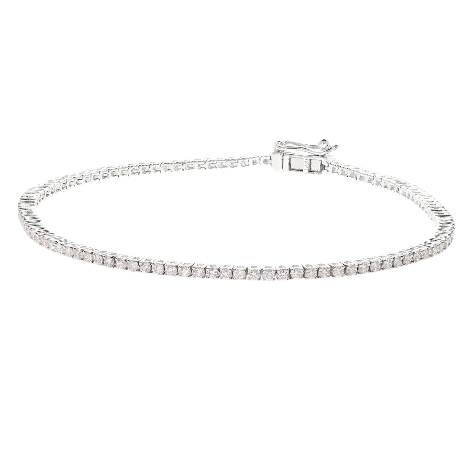 1.25 Ct Natural Diamond Tennis Bracelet - Helodia Jewelry