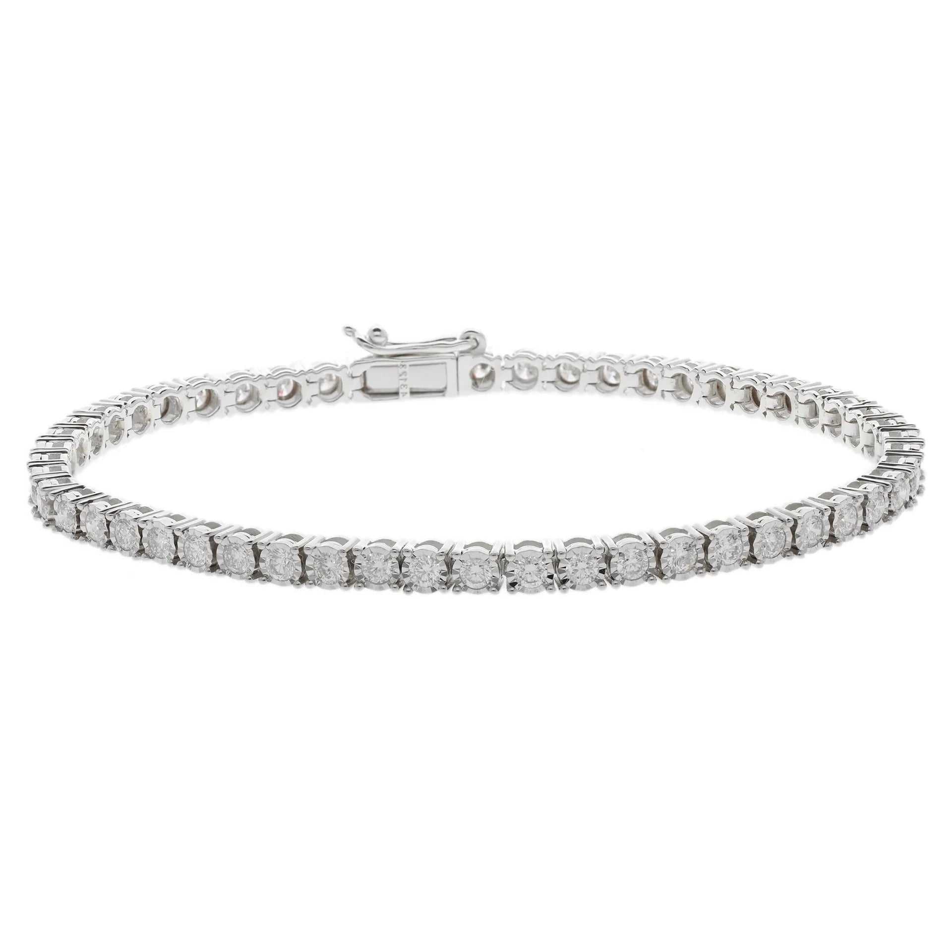 2.50 Ct Lab Grown Diamond Tennis Bracelet - Helodia Jewelry