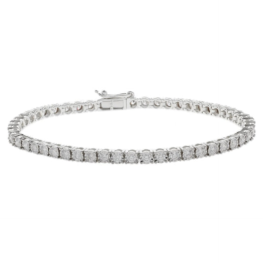2.50 Ct Lab Grown Diamond Tennis Bracelet - Helodia Jewelry