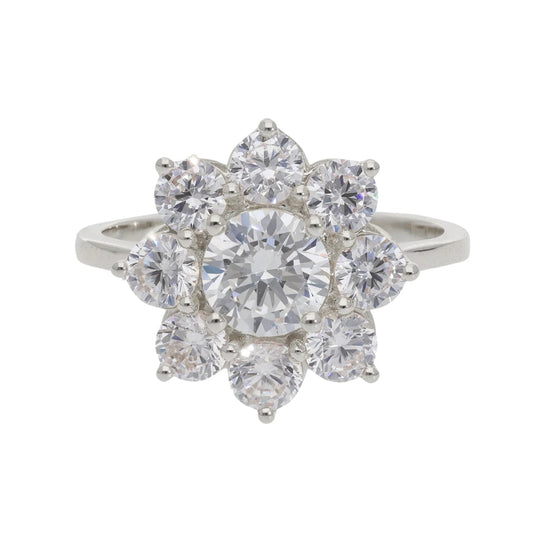 2.32 Ct Helodia's Flower Lab Grown Diamond Ring - Helodia Jewelry
