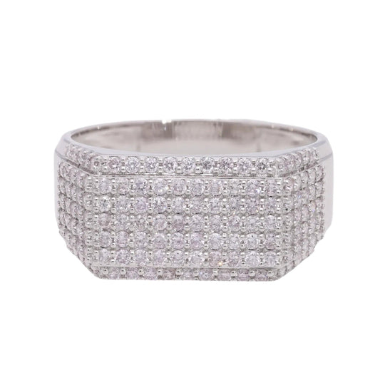 1.25 Ct Royal Iced Natural Diamond Ring - Helodia Jewelry