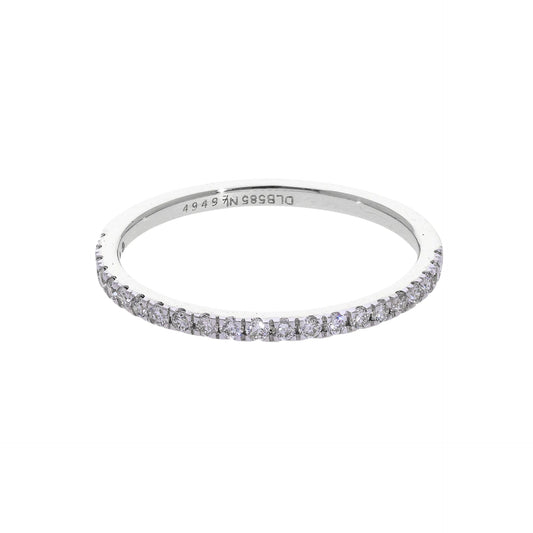0.24 Natural Pavé Diamond Eternity Ring - Helodia Jewelry