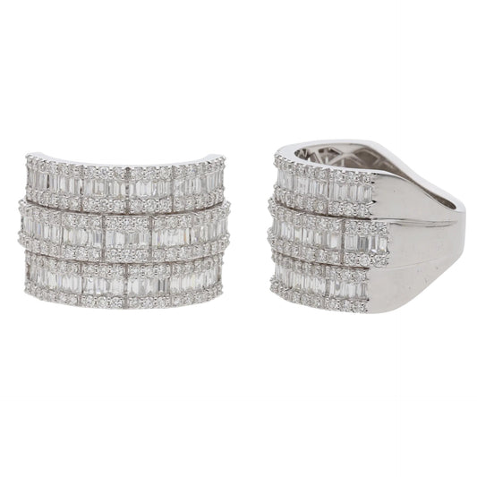 2.02 Ct Royal Natural Baguette Diamond Ring - Helodia Jewelry