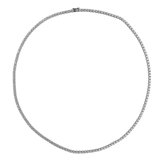 38.80 Ct Lab Grown Diamond Tennis Necklace