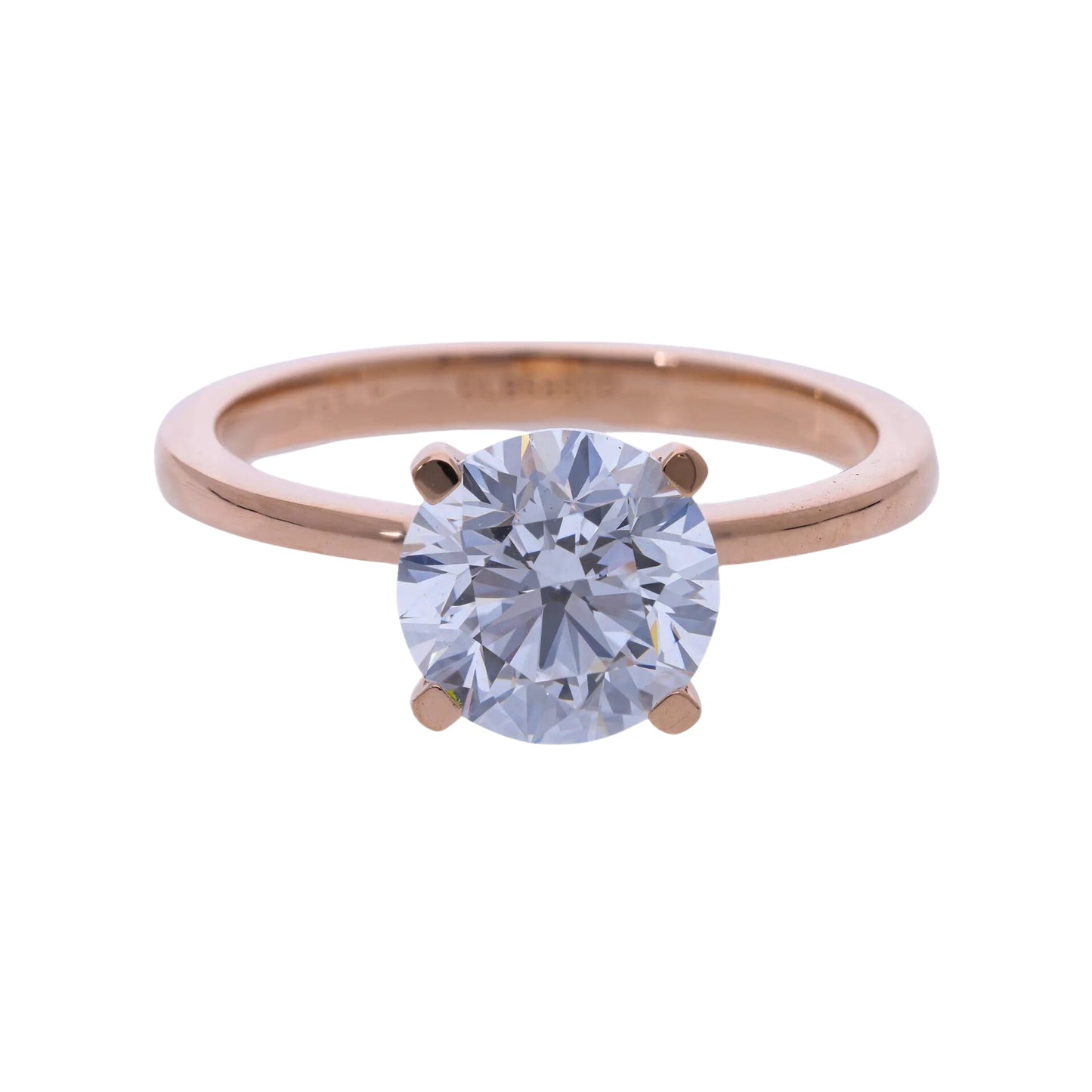 Brilliant Cut Lab Grown Diamond Solitaire Engagement Ring - Helodia Jewelry