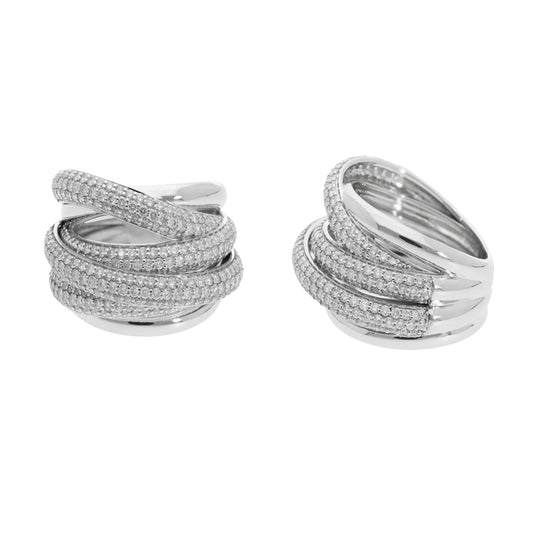 1.91 Ct Royal Natural Diamond Wrap Ring - Helodia Jewelry